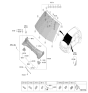 Diagram for 2020 Hyundai Kona Electric Windshield - 86111-K4090