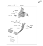 Diagram for 2020 Hyundai Kona Electric Brake Pedal - 32800-K4010