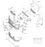 Diagram for 2019 Hyundai Kona Electric License Plate - 86519-K4010