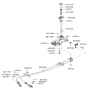 Diagram for 2009 Hyundai Sonata Shift Cable - 43794-3K200