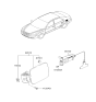 Diagram for 2009 Hyundai Sonata Fuel Door - 69510-0A000