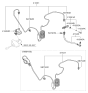Diagram for 2010 Hyundai Sonata Hydraulic Hose - 41631-3K550
