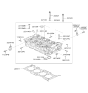 Diagram for Hyundai Sonata Cylinder Head - 22100-2G200