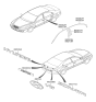 Diagram for 2005 Hyundai Sonata Door Moldings - 86363-3K001
