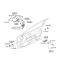 Diagram for Hyundai Sonata Door Handle - 82610-3K520-HZ