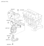 Diagram for 2009 Hyundai Sonata Catalytic Converter - 28510-2G110