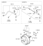 Diagram for Hyundai Brake Booster Vacuum Hose - 59130-3K800