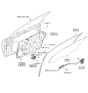 Diagram for Hyundai Sonata Window Run - 82530-3K000