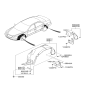 Diagram for Hyundai Sonata Wheelhouse - 86812-0A800