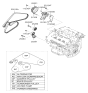 Diagram for 2010 Hyundai Sonata Water Pump - 25100-2G600