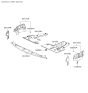 Diagram for 2009 Hyundai Sonata Air Deflector - 29135-3K500