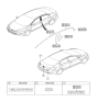 Diagram for Hyundai Elantra Door Moldings - 86373-3Y000
