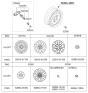 Diagram for 2013 Hyundai Elantra Spare Wheel - 52910-3Y350