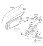 Diagram for 2011 Hyundai Elantra Window Regulator - 82471-3Y010