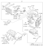 Diagram for 2011 Hyundai Elantra Heater Core - 97138-3X000