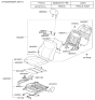 Diagram for 2013 Hyundai Elantra Seat Cover - 88260-3Y001-PBS