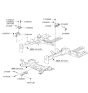 Diagram for Hyundai Elantra Engine Mount - 21810-A5000