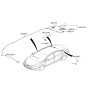 Diagram for 2011 Hyundai Elantra Antenna - 96210-3X000-Y4U