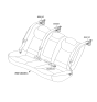 Diagram for 2013 Hyundai Elantra Seat Belt - 89850-3Y000-RY