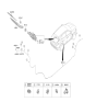 Diagram for 2024 Hyundai Tucson Wiper Arm - 98820-N9000