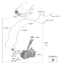Diagram for 2024 Hyundai Tucson Washer Reservoir - 98611-N9100