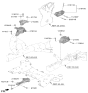 Diagram for 2024 Hyundai Tucson Engine Mount - 21830-N9640