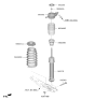 Diagram for Hyundai Tucson Shock Absorber - 55307-N9210