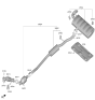Diagram for 2024 Hyundai Tucson Muffler - 28710-N9540
