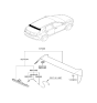Diagram for Hyundai Elantra GT Spoiler - 87250-G3000