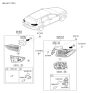 Diagram for Hyundai Elantra GT Tail Light - 92401-G3010