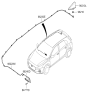 Diagram for 2020 Hyundai Elantra GT Antenna - 96210-G3300-YT3