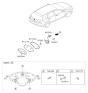 Diagram for Hyundai Elantra GT Emblem - 86320-G3000