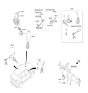 Diagram for 2016 Hyundai Santa Fe Sport Door Lock Cylinder - 81905-4Z140