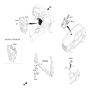 Diagram for 2016 Hyundai Santa Fe Sport A/C Switch - 97250-4ZAA0-U4X