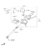 Diagram for 2016 Hyundai Santa Fe Sport Steering Column - 56390-4Z510