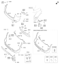 Diagram for Hyundai Santa Fe Sport Parking Assist Distance Sensor - 95720-2W100