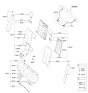 Diagram for 2016 Hyundai Sonata Armrest - 89900-C2081-SMU