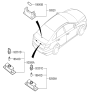 Diagram for 2024 Hyundai Kona Light Socket - 92550-2G000