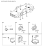 Diagram for 2017 Hyundai Sonata Car Speakers - 96360-3S400