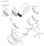 Diagram for Hyundai Sonata Grille - 86350-C2000
