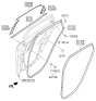 Diagram for Hyundai Sonata Door Seal - 83120-C1000-TRY