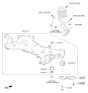 Diagram for 2015 Hyundai Sonata Front Cross-Member - 62405-C2050