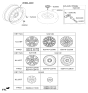 Diagram for 2019 Hyundai Sonata Spare Wheel - 52910-C2930