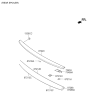 Diagram for Hyundai Spoiler - 87251-C2000