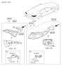 Diagram for Hyundai Sonata Back Up Light - 92402-C2000