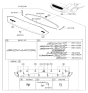 Diagram for 2018 Hyundai Elantra Emblem - 86319-C1000