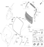 Diagram for 2026 Hyundai Kona Door Lock Switch - 81880-BE100-T9Y