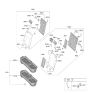 Diagram for 2026 Hyundai Kona Armrest - 89900-BE400-XPY