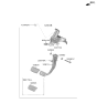 Diagram for 2024 Hyundai Kona Brake Pedal - 32800-BE200