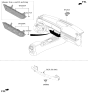 Diagram for 2024 Hyundai Kona A/C Switch - 97250-BE030-TJ5